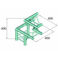 Alutruss DECOLOCK DQ3-PAL32 Driehoek truss 3-voudige hoek 90 ° - thumbnail