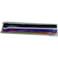 TRU COMPONENTS 804-06-Bag Klittenband kabelbinder Om te bundelen Haak- en lusdeel (l x b) 250 mm x 13 mm Bont 10 stuk(s)