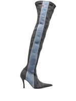 Diesel bottes D-Venus en jean - Noir - thumbnail