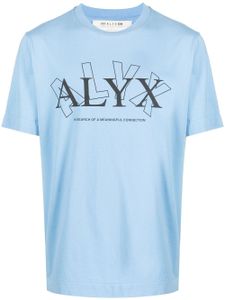 1017 ALYX 9SM t-shirt à logo imprimé - Bleu