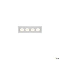 SLV Led inbouwlamp Milandos 4-lichts 4x160 lumen wit 1005410