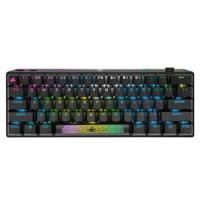 CORSAIR K70 Pro Mini Draadloos mechanisch gamingtoetsenbord, RGB, 60% (Sub-1ms Wireless, Snelle, verwisselbare Cherry MX Speed Switches), QWERTY-lay-out, NA-design, zwart