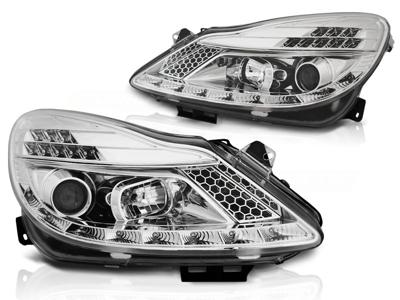 Tuning-Tec Koplampen met parkeerlicht OPEL CORSA D 04 06-11 CHROOM