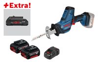 Bosch Blauw GSA 18 V-LI C Professional Accu reciprozaag 5.0 Ah | in L-BOXX + Extra ProCORE18V 4,0Ah - 0615990K7Y - thumbnail