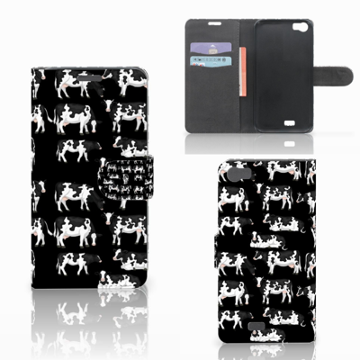 Wiko Lenny Telefoonhoesje met Pasjes Koetjes