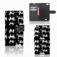 Wiko Lenny Telefoonhoesje met Pasjes Koetjes