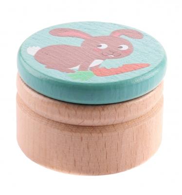 Moses melktanddoosje konijn blauw 5 cm