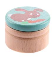 Moses melktanddoosje konijn blauw 5 cm