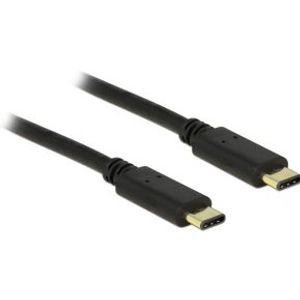 Delock 83332 USB 2.0-kabel Type-C naar Type-C 2 m 3 A