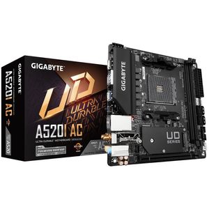 Gigabyte A520I AC Moederbord Socket AMD AM4 Vormfactor Mini-ITX Moederbord chipset AMD® A520