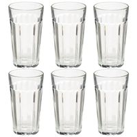 Set van 6x stuks water/sap glazen Lorenz 350 ml van glas