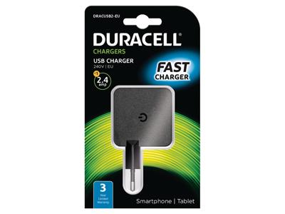 Duracell DRACUSB2-EU oplader voor mobiele apparatuur Binnen Zwart
