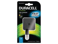 Duracell DRACUSB2-EU oplader voor mobiele apparatuur Binnen Zwart