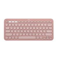 Logitech Pebble Keys 2 K380s, Multi-Device Draadloos Bluetooth-toetsenbord, snelkoppelingen, dun en draagbaar, Easy-Switch voor Windows, macOS, iPadOS, Android, ChromeOS, US QWERTY indeling - Roze
