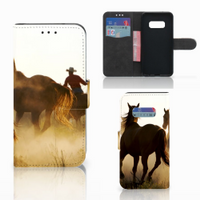 Samsung Galaxy S10e Telefoonhoesje met Pasjes Design Cowboy - thumbnail