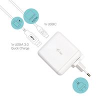 i-tec USB-C Travel Charger 60W+USB-A 18W oplader - thumbnail