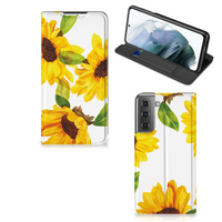 Smart Cover voor Samsung Galaxy S21 FE Zonnebloemen