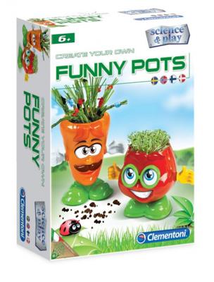 Clementoni knutselset Funny Pots junior 10-delig Clementoni knutselset Funny Pots junior 10-delig
