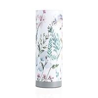 Pauleen 48004 Flowery Romance tafellamp max. 20W E14 nachtkastlamp wit groen roze blauw 230V stof/beton zonder verlichtingsmiddel