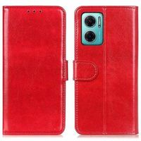 Xiaomi Redmi 10 5G/Note 11E Wallet Case met Magnetische Sluiting - Rood - thumbnail