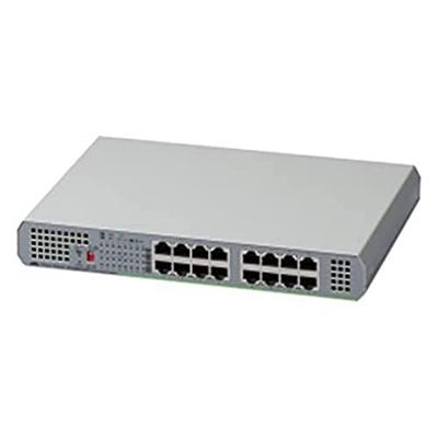 AT-GS910/16-50 Switch Layer 2 Gigabit Unmanaged - 16 x 10/100/1000T - Internal PSU - DIP Switch configurable