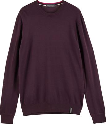 Classic crewneck pull bordeaubergine