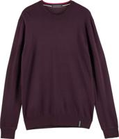 Classic crewneck pull bordeaubergine