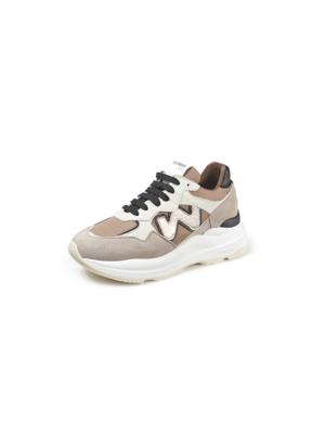 Sneakers frottévoering Van Womsh beige