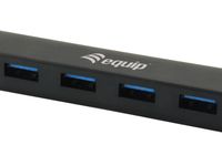 Equip 128954 interface hub USB 3.2 Gen 1 (3.1 Gen 1) Type-C 5000 Mbit/s Zwart - thumbnail