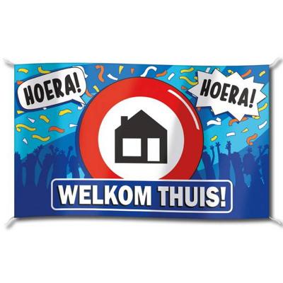 Vlag Welkom Thuis groot Vlag Welkom Thuis groot