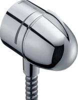 Hansgrohe 27452000 FixFit Stop Flex-aansluiting met terugslagklep en afsluitkraan, chroom
