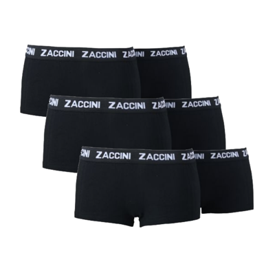 Zaccini 6-pack dames boxershorts zwart Zaccini 6-pack dames boxershorts zwart
