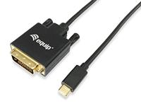 Equip 133468 video kabel adapter 1,8 m USB Type-C DVI-D Zwart