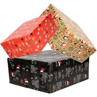 6x Rollen Kerst inpakpapier/cadeaupapier 2,5 x 0,7 meter