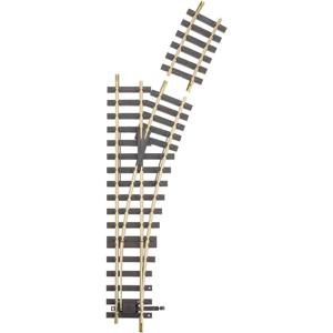 35223 G Piko rails Wissel, Rechts 480 mm 22.5 ° 1243 mm 1 stuk(s)