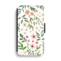 Botanical sweet flower heaven: iPhone XS Max Flip Hoesje