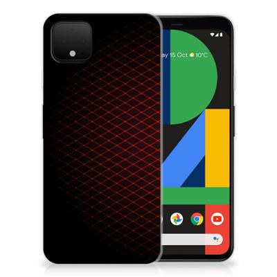 Google Pixel 4 XL TPU bumper Geruit Rood