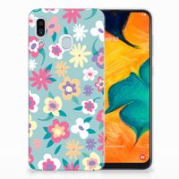 Samsung Galaxy A30 TPU Case Flower Power - thumbnail