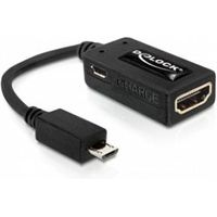 Delock 65314 Adapter MHL Micro USB 5-pin male > High Speed HDMI female + USB Micro-B female