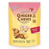 Prince of Peace Ginger Chews - 100% Natural Lychee 28 chews