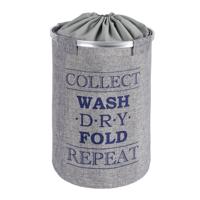 Wenko Wasmand Ringo 40 X 54 Cm Polyester Grijs