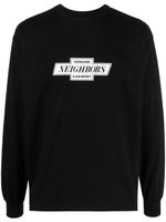 Neighborhood sweat à logo imprimé - Noir