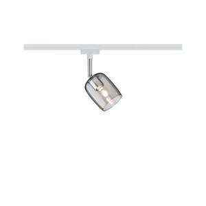 Paulmann Blossom 230V-railsysteem lamp URail Wit, Rook-grijs