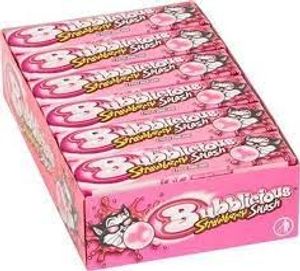 Bubblicious Bubblicious Bubble Gum Strawberry 18 Stuks