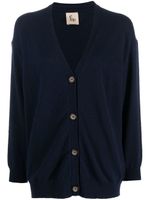 PAULA cardigan boutonné en cachemire - Bleu