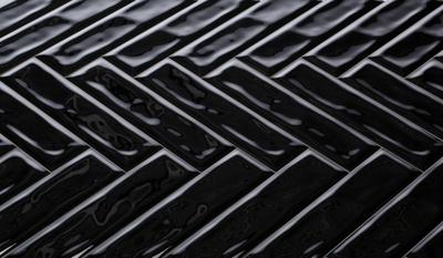 DTG Ossido wandtegel 7.5x30 glans zwart