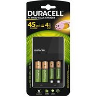 Duracell CEF14 Indoor battery charger Zwart