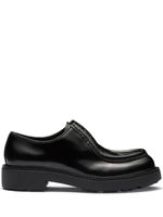 Prada derbies Diapason en cuir - Noir