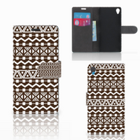 Sony Xperia Z3 Telefoon Hoesje Aztec Brown