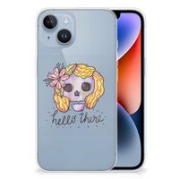 Silicone Back Case Apple iPhone 14 Boho Skull - thumbnail